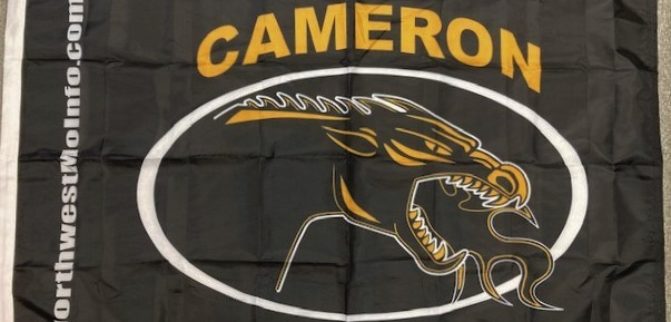 Cameron Dragons School Flag (3' x 5') for $20 (Reg $50)