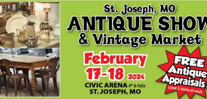 St Joseph Antique Show & Vintage Market Tickets for Only $4.50 (Reg $9)